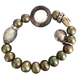 Bracciale Gas Perle Khaki
