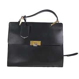 Bolsa Balenciaga DIX em pele de bezerro preta