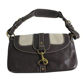 Borsa a tracolla Le Tanneur Cavenas in pelle marrone