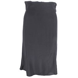 Falda negra de cintura alta con detalle plisado Christian Lacroix