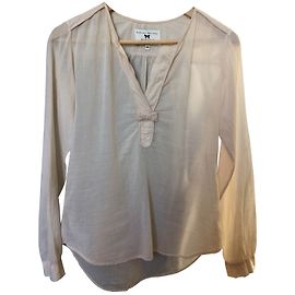 Camicetta Claudie Pierlot in cotone color nude taglia 36