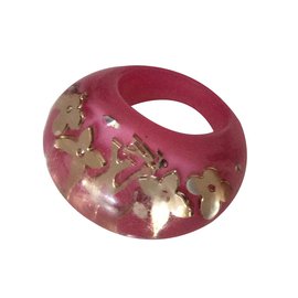 Bague Louis Vuitton Monogramme Rose Or