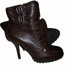 Ash Stiefeletten aus braunem Leder
