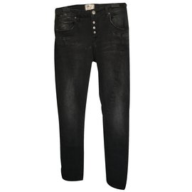 Jeans Boyfriend LTB Margie Corte Baggy Negro