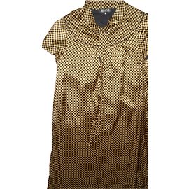 Claudie Pierlot Recital Kleid aus Viskose braun gepunktet