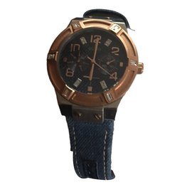 Orologio Guess in denim blu