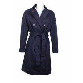 Gabardina Tommy Hilfiger Azul Marino Algodón M