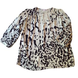 Diane Von Furstenberg Astor silk shirt green mint