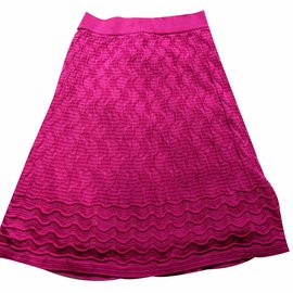 Falda de malla rosa M Missoni Talla 38