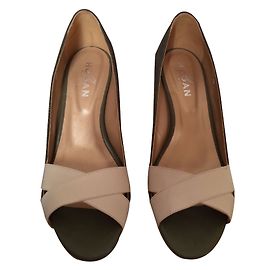 Sandali Hogan in pelle verde Taglia 38