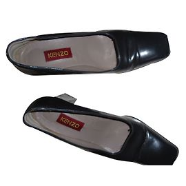 Décolleté Kenzo in vernice kaki taglia 37