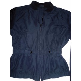 Chaqueta corta negra de algodón Plein Sud Talla 36