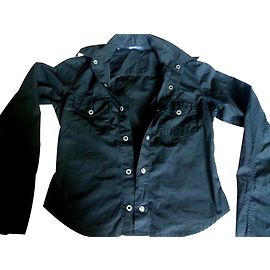 Camisa Cerruti 1881 de algodón negra Talla S