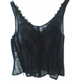 Bustier de encaje La Perla Amazing Marvel negro