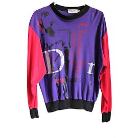 Christian Dior Baumwoll Langarm T-Shirt Größe M