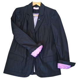 Zadig & Voltaire Jacke Schwarz Baumwolle XS