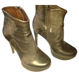 Botines Free Lance de piel negra 37