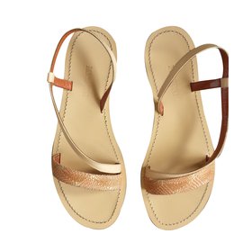 Sandali Missoni in pelle Arancione Beige Albicocca