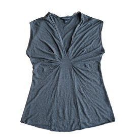 Banana Republic Baumwollshirt Dunkelgrau M