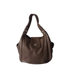 Bolso de mano de cuero Marc by Marc Jacobs Taupe