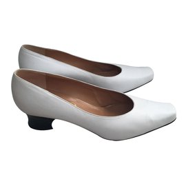 Décolleté Rodo in pelle bianca taglia 39,5