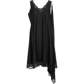 Vestido negro Vêtements con detalles de encaje