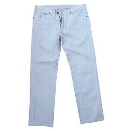 Jeans Salvatore Ferragamo in cotone beige da uomo