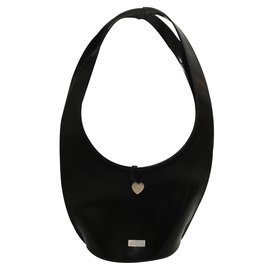Borsa a mano Moschino in pelle nera
