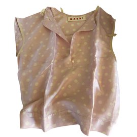 Top de seda rosa Jude Marni