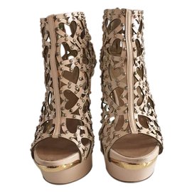 Botines Dsquared2 de piel color carne talla 37