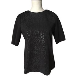 Top Zara a Maniche Corte Nero M