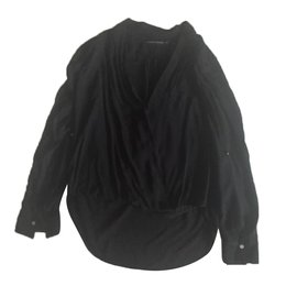 Top in cotone nero Zara XS