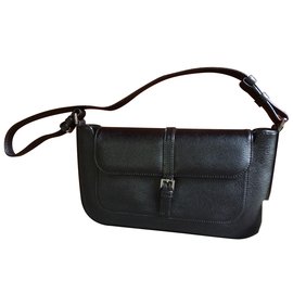 Piccola borsa a mano Céline in pelle nera