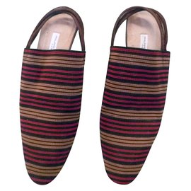 Sandali Philippe Model in scamosciato multicolore