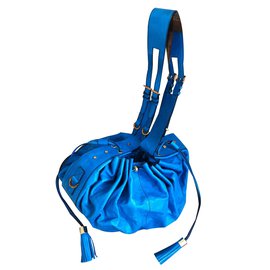 Borsa Givenchy Pumpkin in pelle color turchese