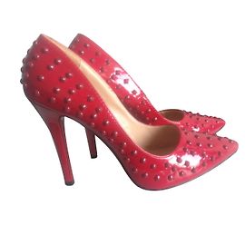 Autre Marque Décolleté JO in vernice rossa 39