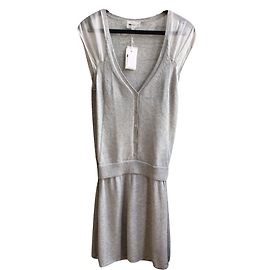 Vestido Vanessa Bruno Athe de algodón gris