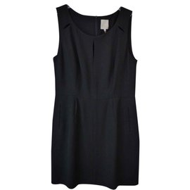 Schwarzes Viscose Kleid Pablo De Gerard Darel