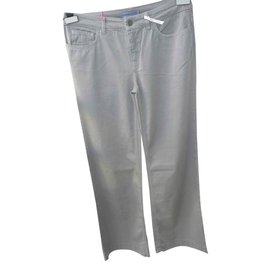 Pantalones acampanados grises de algodón See by Chloé