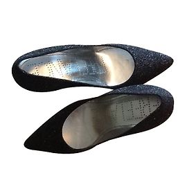Décolleté Free Lance in pelle nera 7cm
