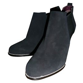 Botines Vanessa Bruno Athe de piel negra