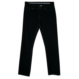 Vaqueros estrechos Vanessa Bruno negros de algodón talla 36