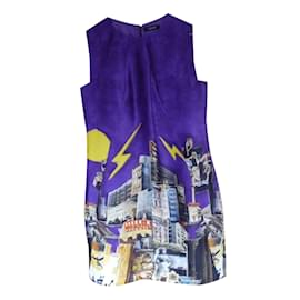 Versace Kleid aus Seide Violett