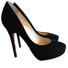 Jimmy Choo Pumps aus Hirschleder Schwarz 36
