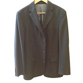 Completo Hugo Boss nero in lana Taglia 50