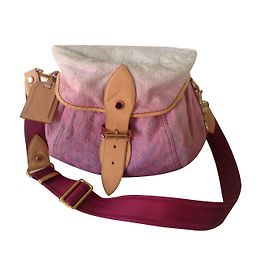Borsa Louis Vuitton Sunshine Monogram Denim Rosa