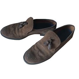 Tommy Hilfiger Mokassins Braun Leder Größe 37