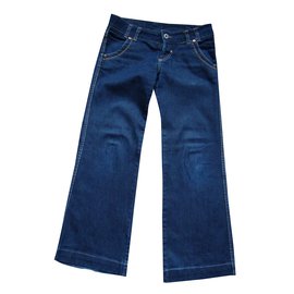 Autre Marque Jeans de talle bajo P & Y denim azul
