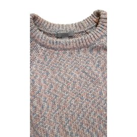 Cos Wollpullover in Rosa Blau und Weiß