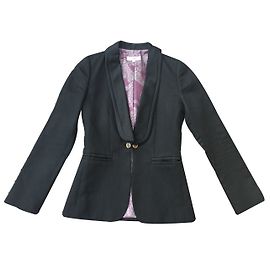 Autre Marque Completo Lola Nero in Ramie e Cotone